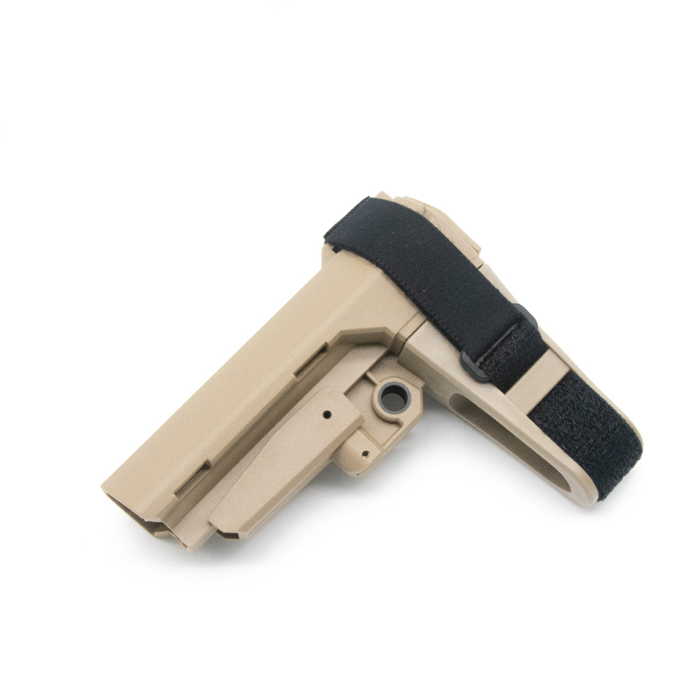 SBA3 Nylon Stock Buttstock Pistol M4 AR15 HK416 airsoft TAN